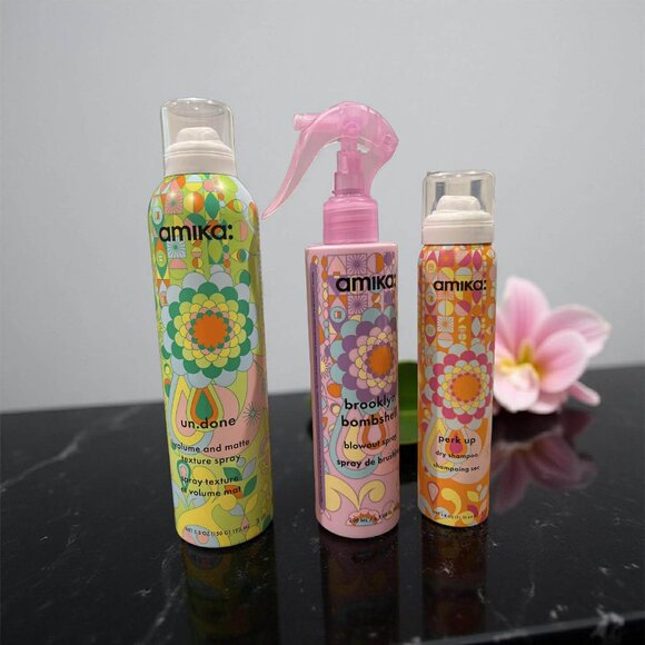 Amika Other - Amika Ready Set Style Un. Done Brooklyn Bombshell Free Perk Up Dry Shampoo